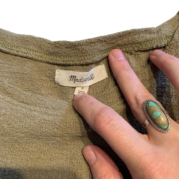 MADEWELL | Flutter Sleeved Relaxed Fit Tee - Small - Picture 5 of 8